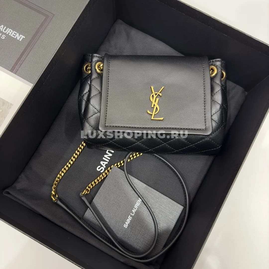 Saint Laurent Сумка Mini Nolita в цвете Черном - фото 2