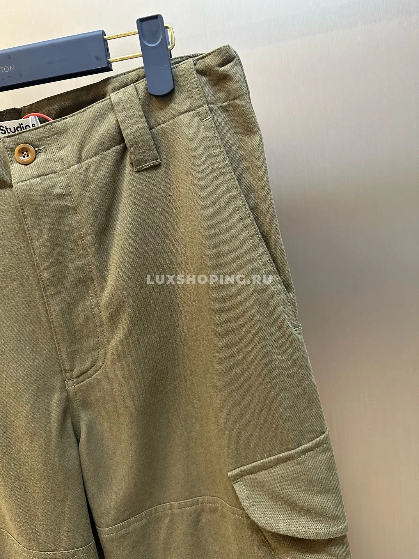 Acne Studios Брюки карго в стиле « рабочего» цвет хаки - фото 4