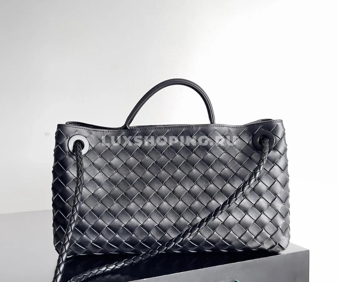 Сумка BOTTEGA VENETA ANDIAMO East-West черная  - фото 8