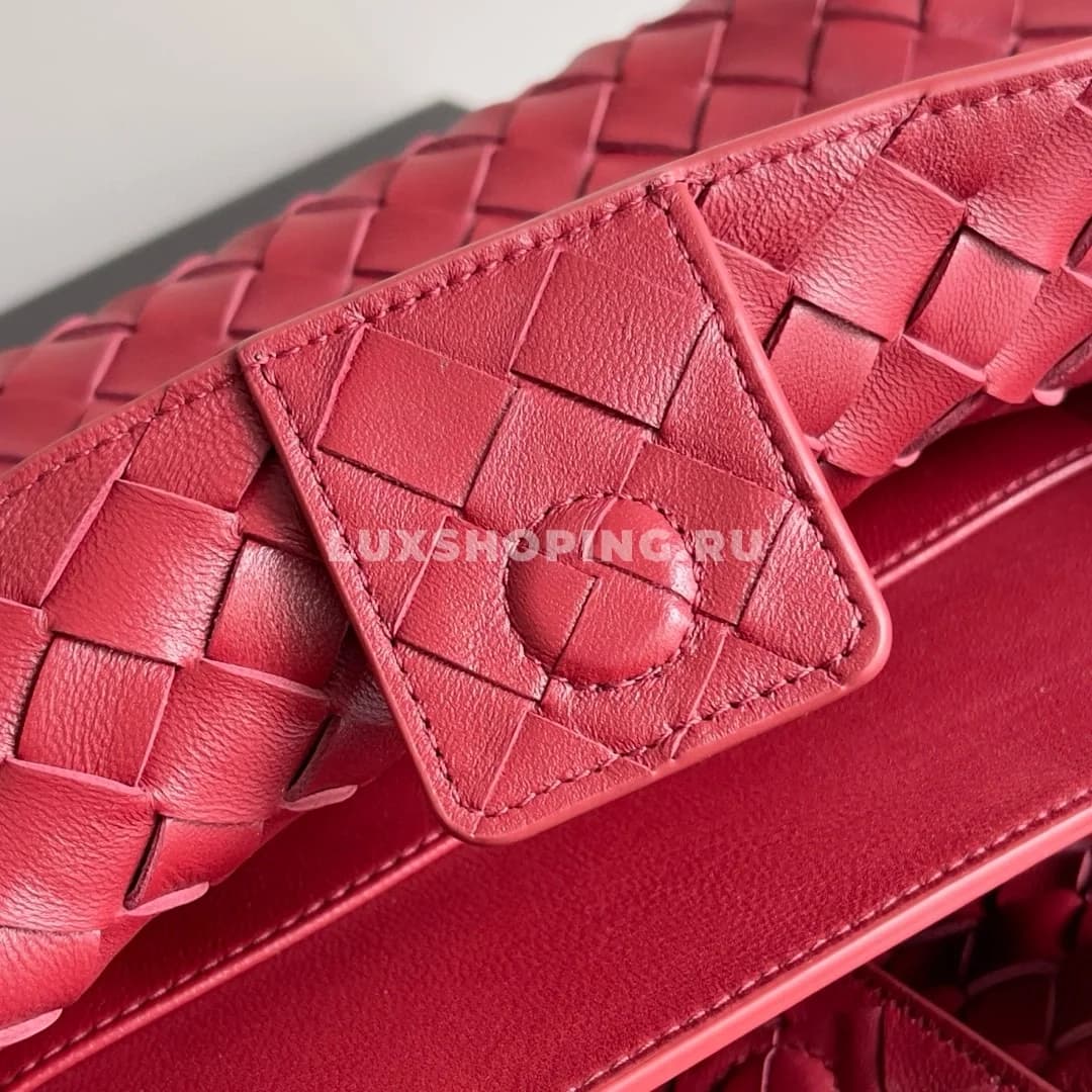 Сумка BOTTEGA VENETA ANDIAMO East-West красная - фото 6