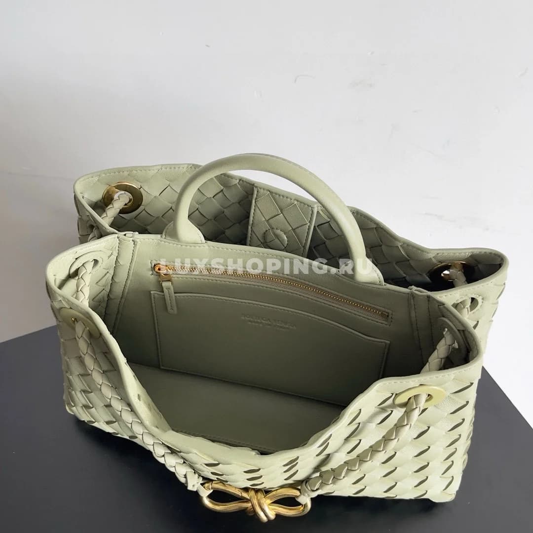 Сумка BOTTEGA VENETA ANDIAMO East-West светло-зеленый - фото 8