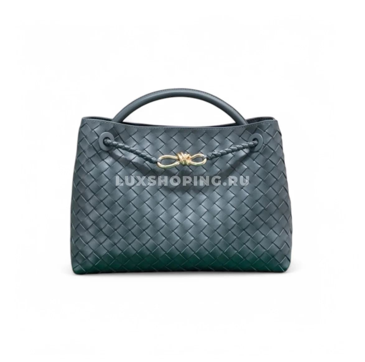 Сумка BOTTEGA VENETA ANDIAMO среднего размера в оттенке "сланцево-серый"