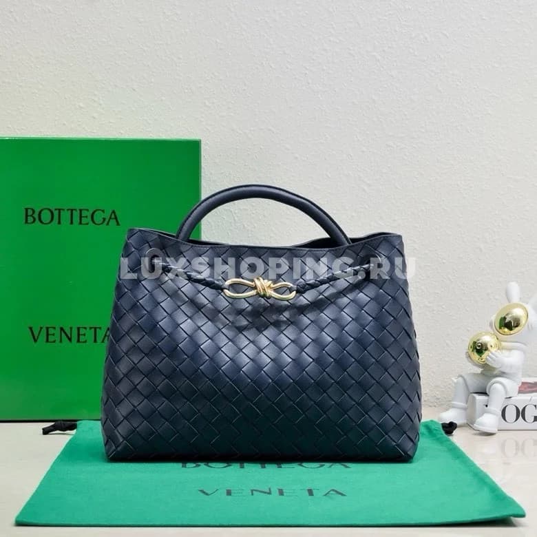 Сумка BOTTEGA VENETA ANDIAMO среднего размера в оттенке "глубокий синий" - фото 2