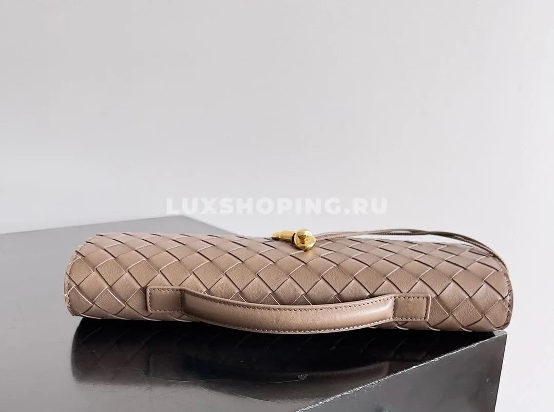 Сумка BOTTEGA VENETA ANDIAMO Clutch в оттенке "беж" - фото 6