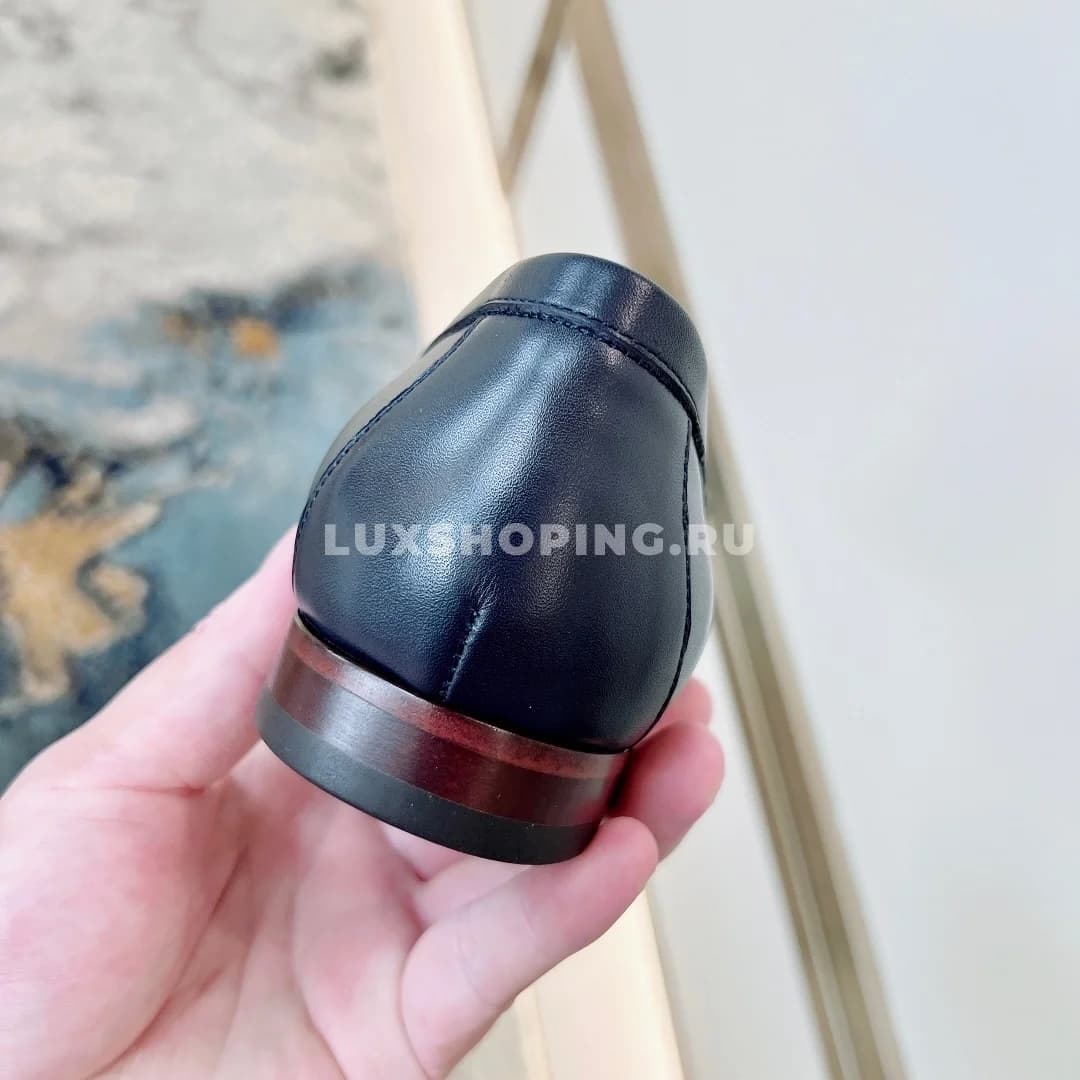 Лоферы Tods темно синие с пряжкой - фото 6