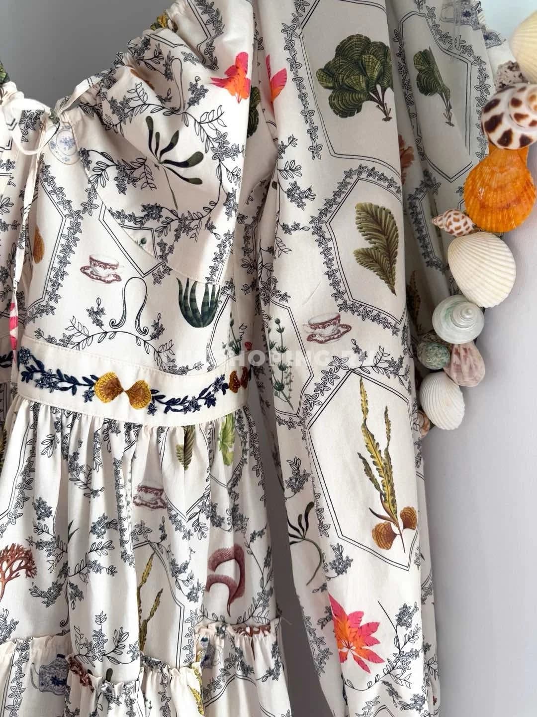 Agua by Agua Bendita Платье HONOR ENCAJE ручная вышивка - фото 5