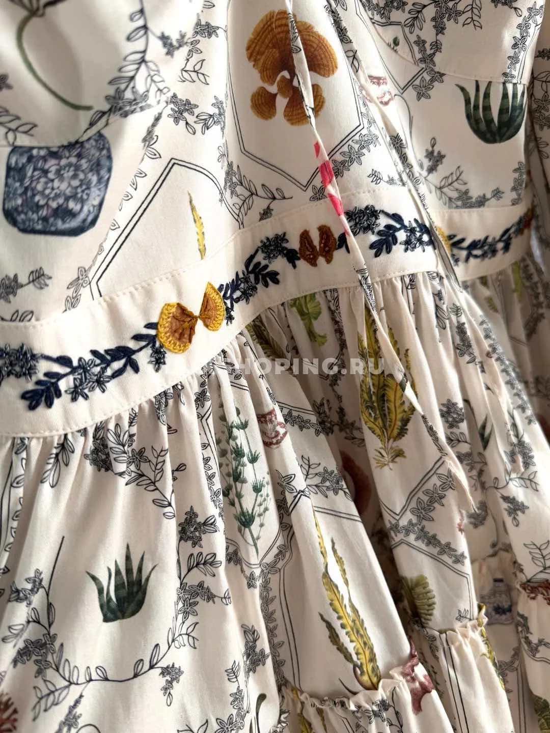 Agua by Agua Bendita Платье HONOR ENCAJE ручная вышивка - фото 6