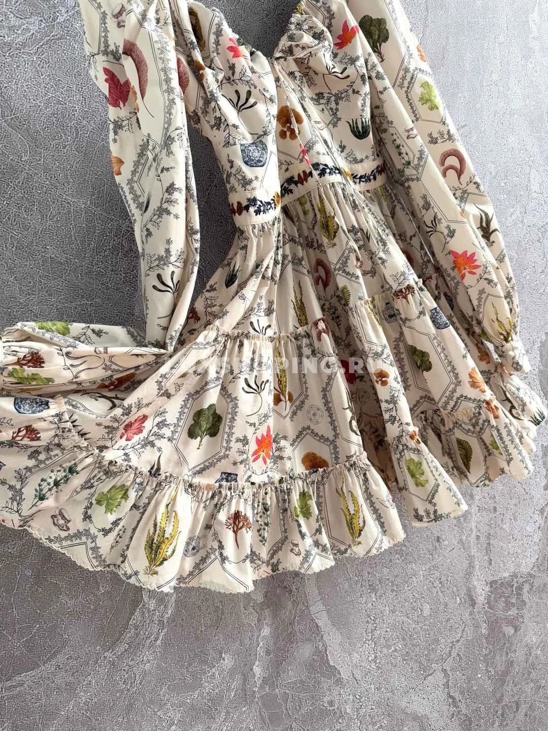 Agua by Agua Bendita Платье HONOR ENCAJE ручная вышивка - фото 7