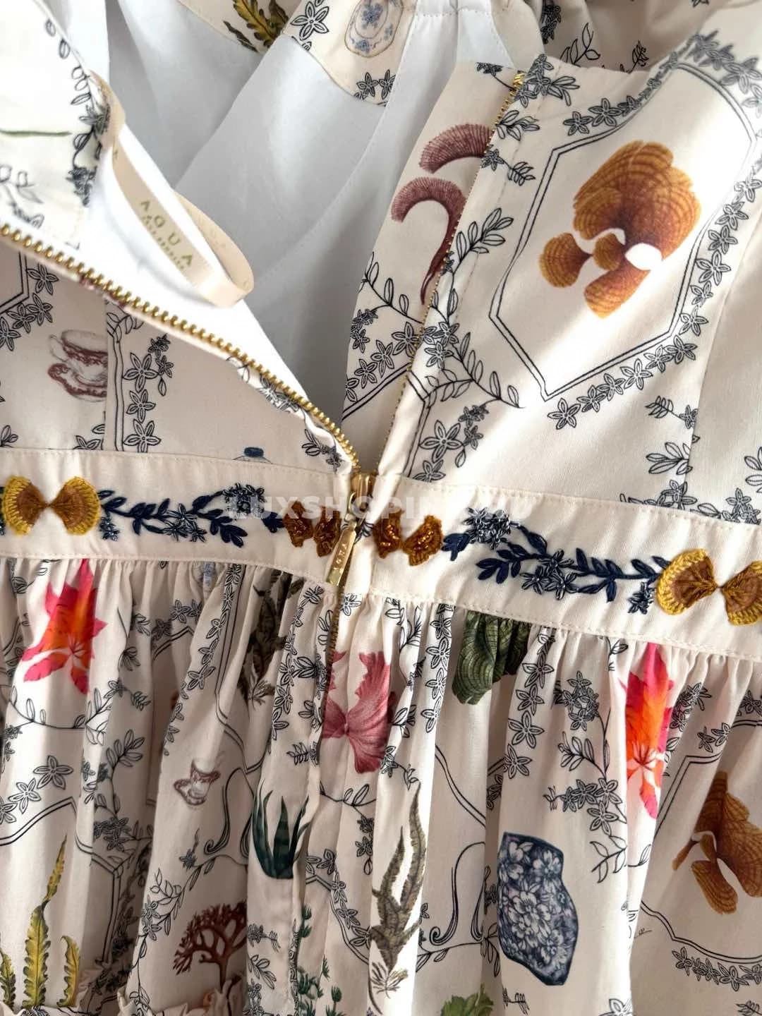 Agua by Agua Bendita Платье HONOR ENCAJE ручная вышивка - фото 8