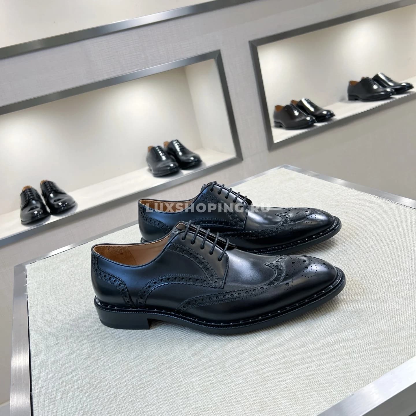 Туфли Prada дерби черные - фото 3