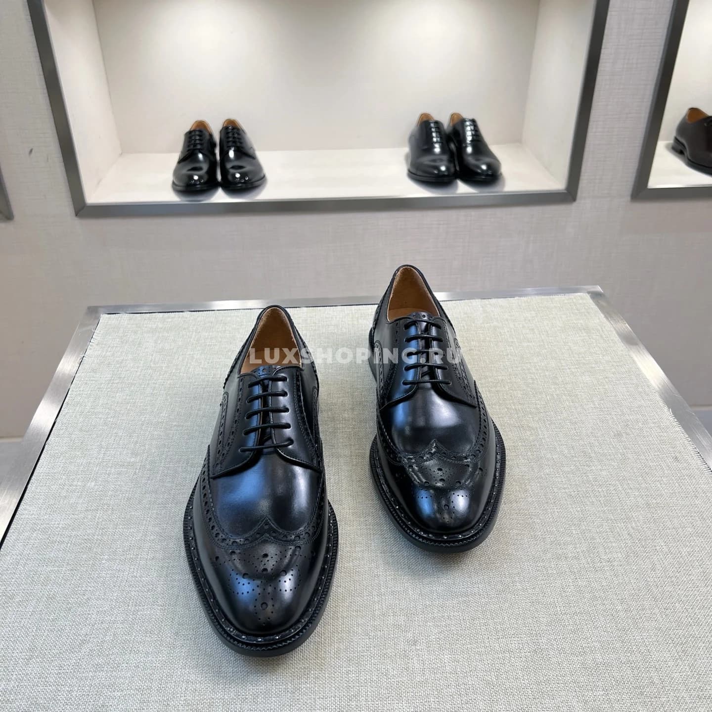 Туфли Prada дерби черные - фото 6