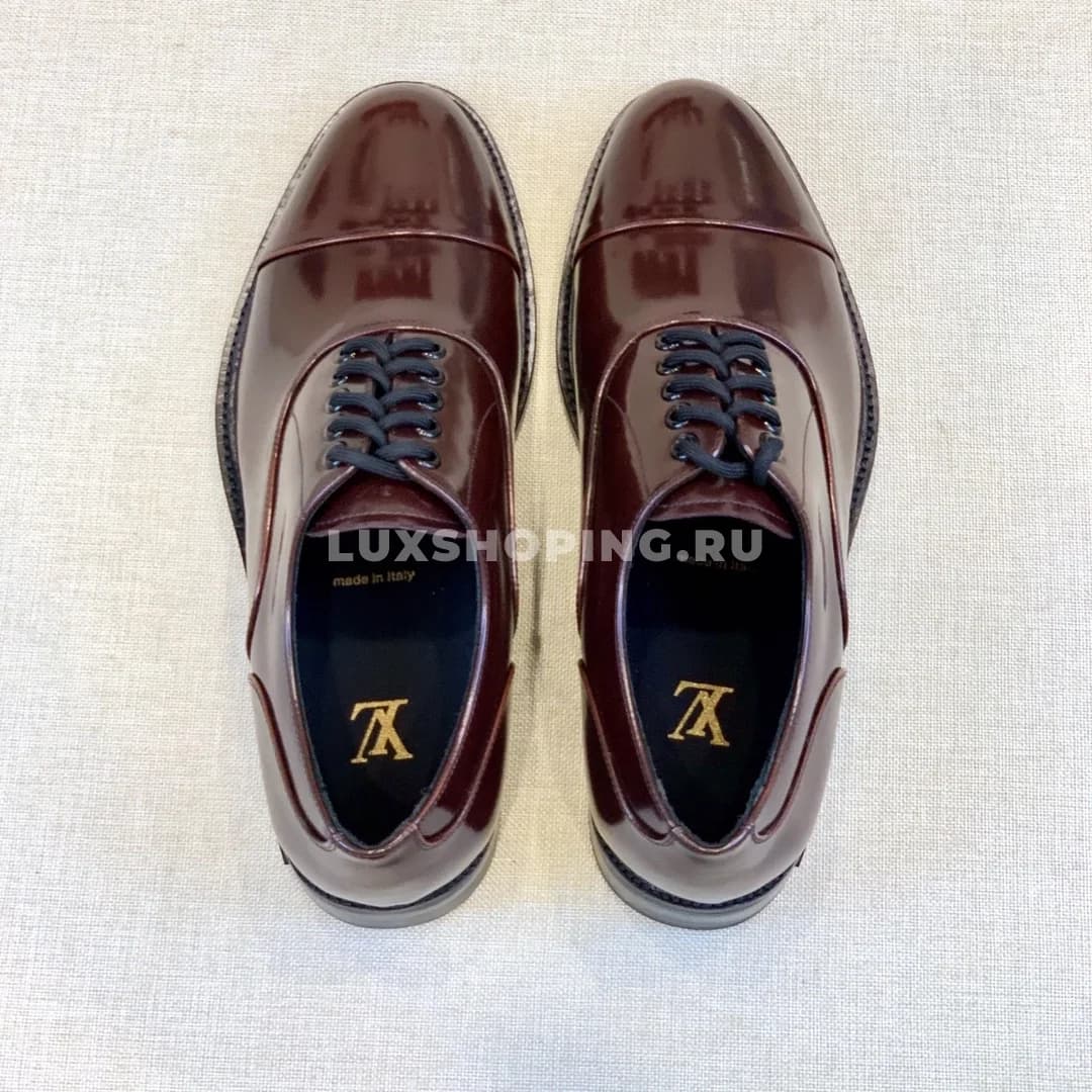 Туфли Louis Vuitton со шнурками коричневые - фото 2