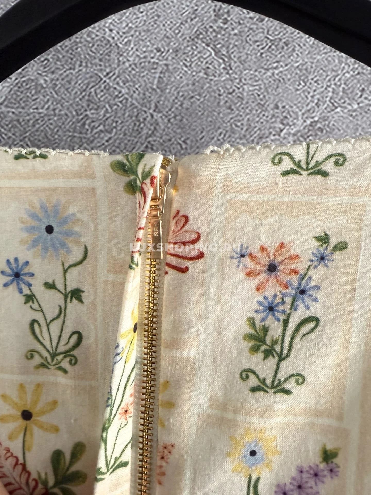 Цветочная короткая блуза из льна Agua - фото 6