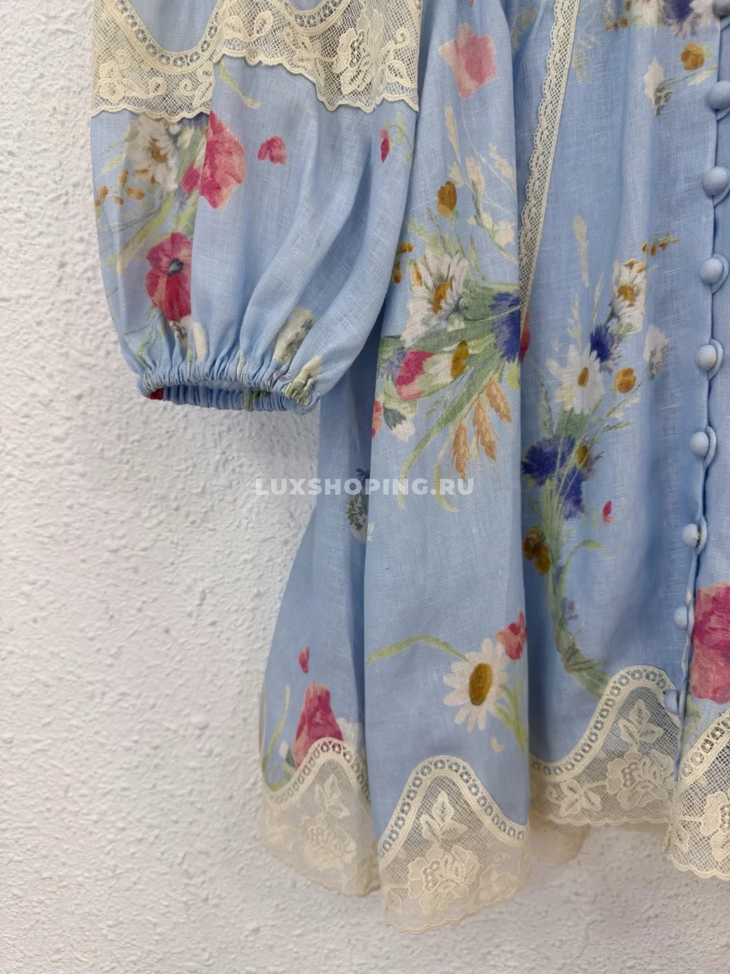 Платье Zimmermann голубое ZM2 - фото 5