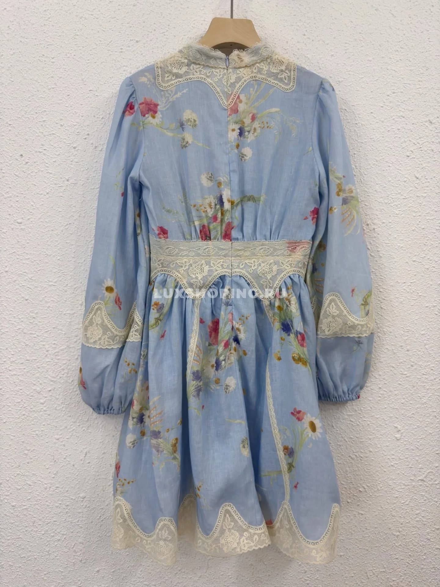 Платье Zimmermann голубое ZM2 - фото 6