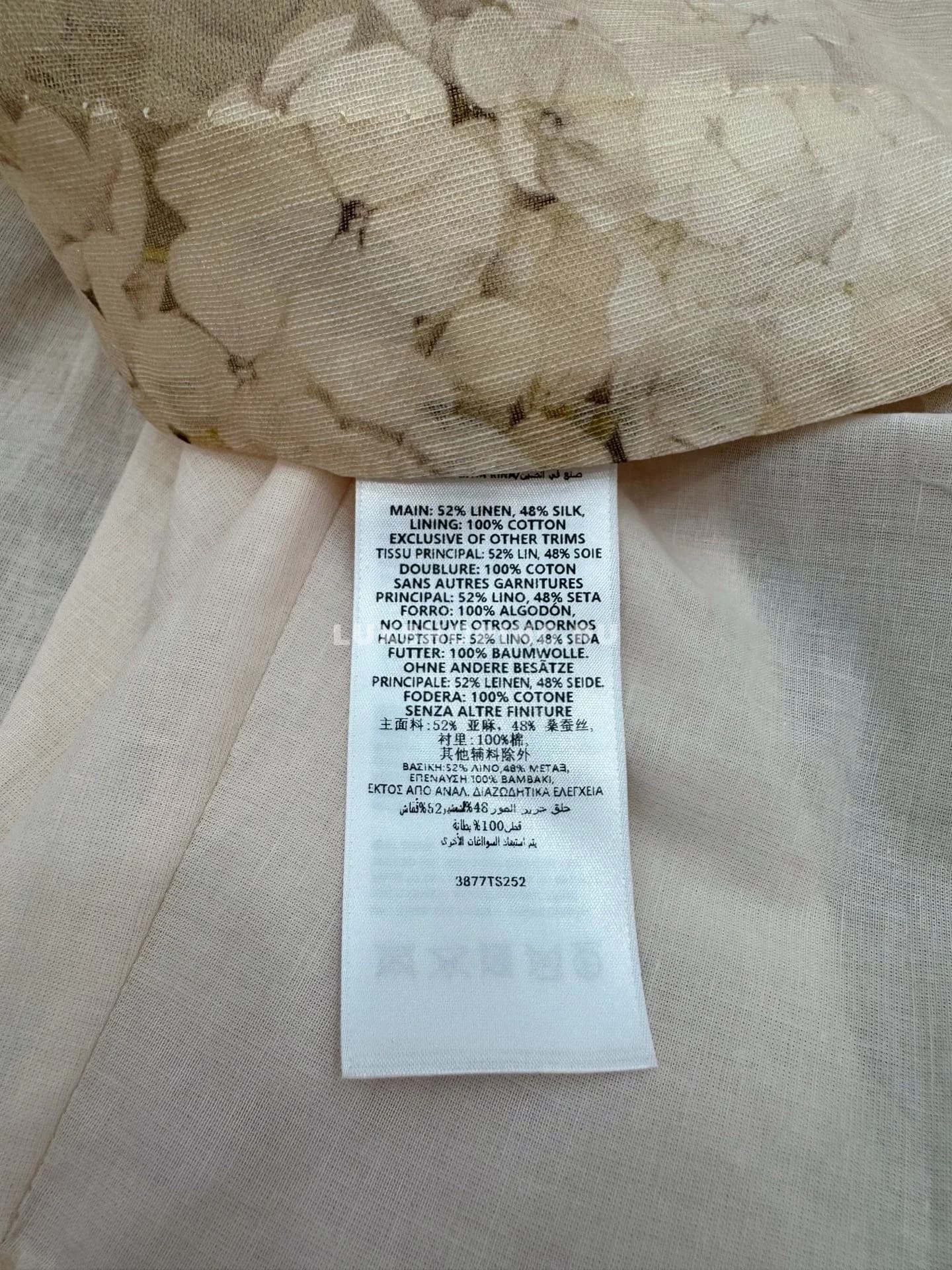 Zimmermann платье из льна с бисером ZM5 - фото 6