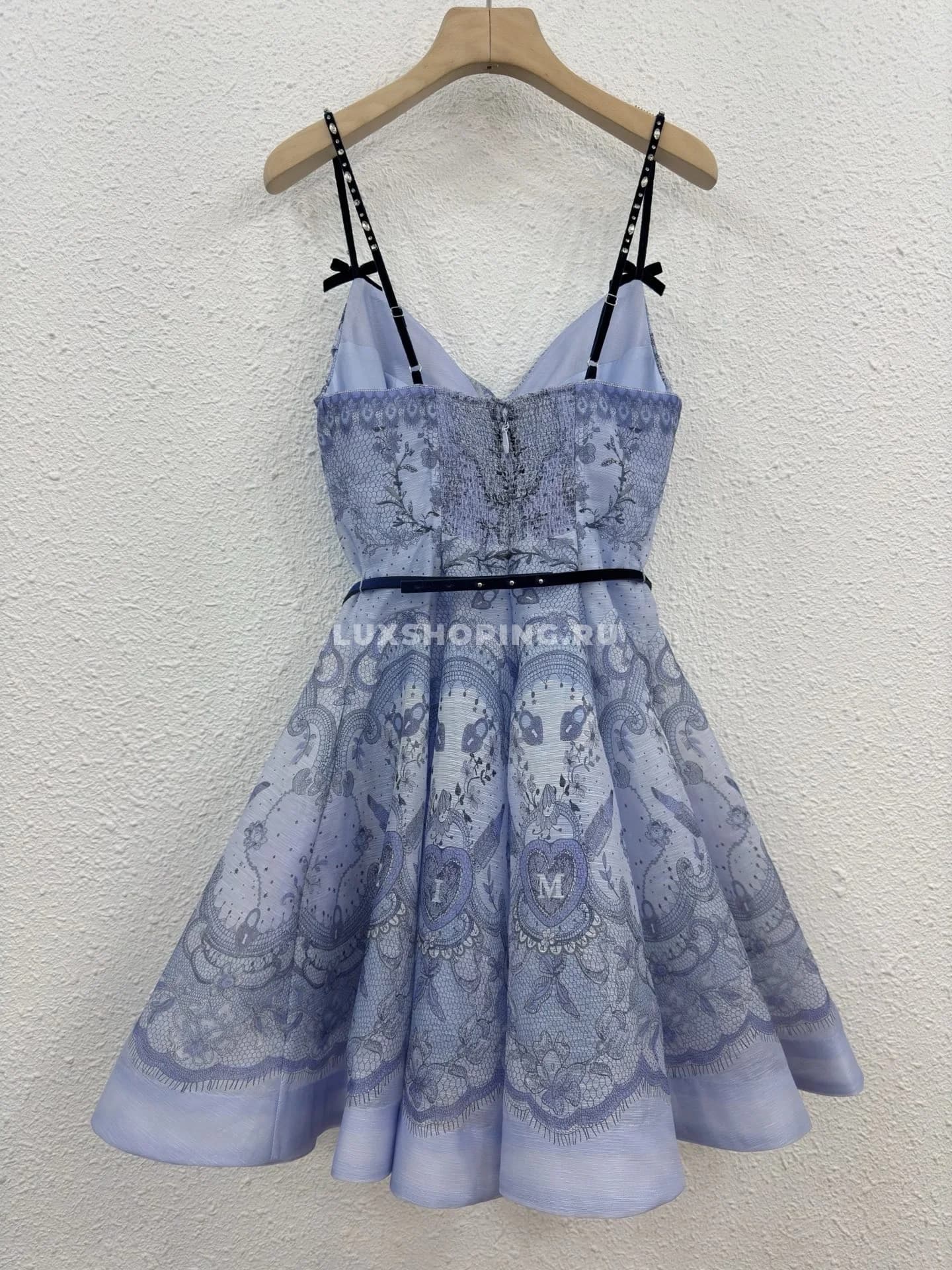 Шелковое платье Hollow с бисером от Zimmerman ZM17 - фото 4