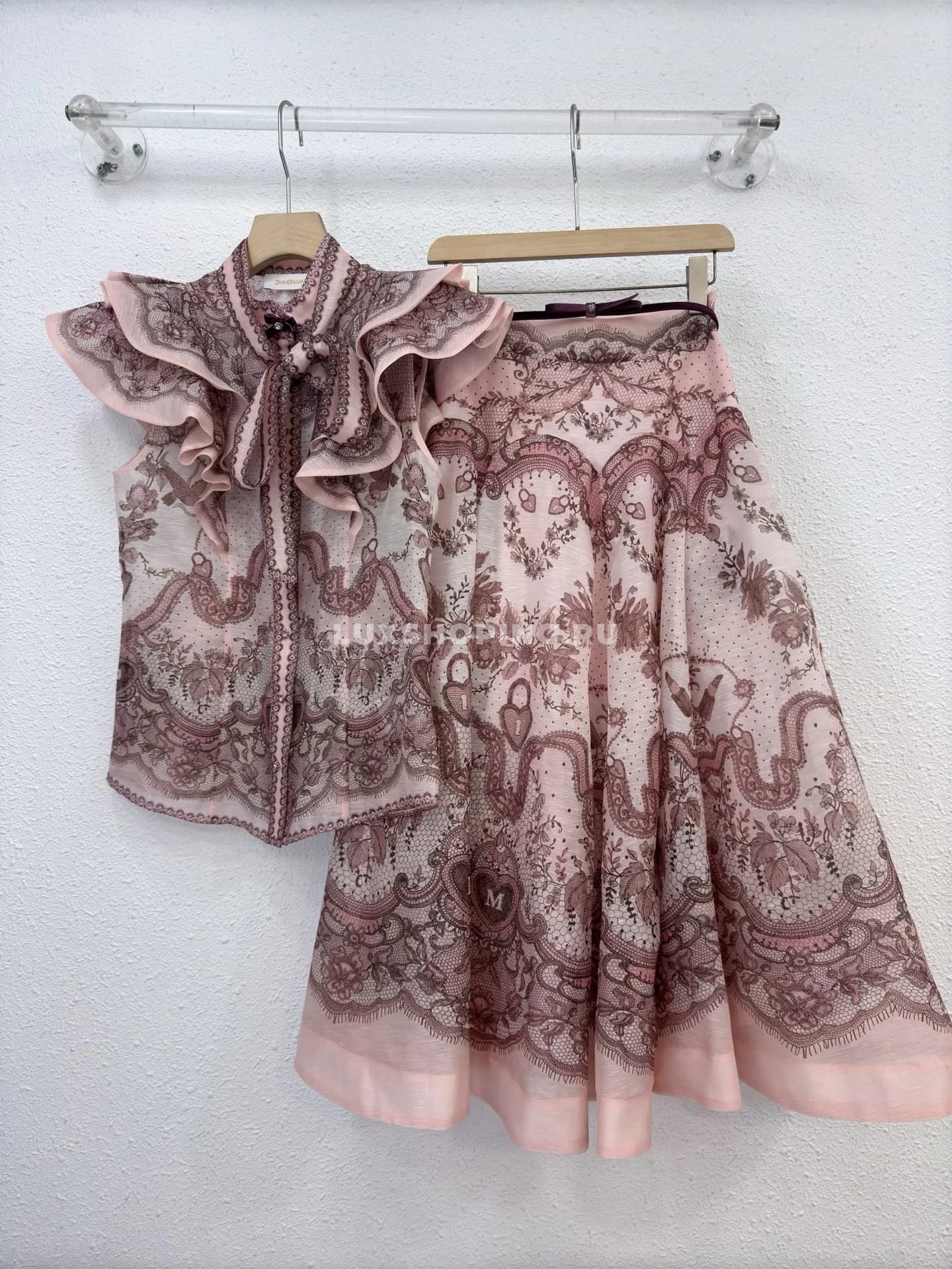 Шелковое платье Hollow с бисером от Zimmerman ZM18 - фото 3