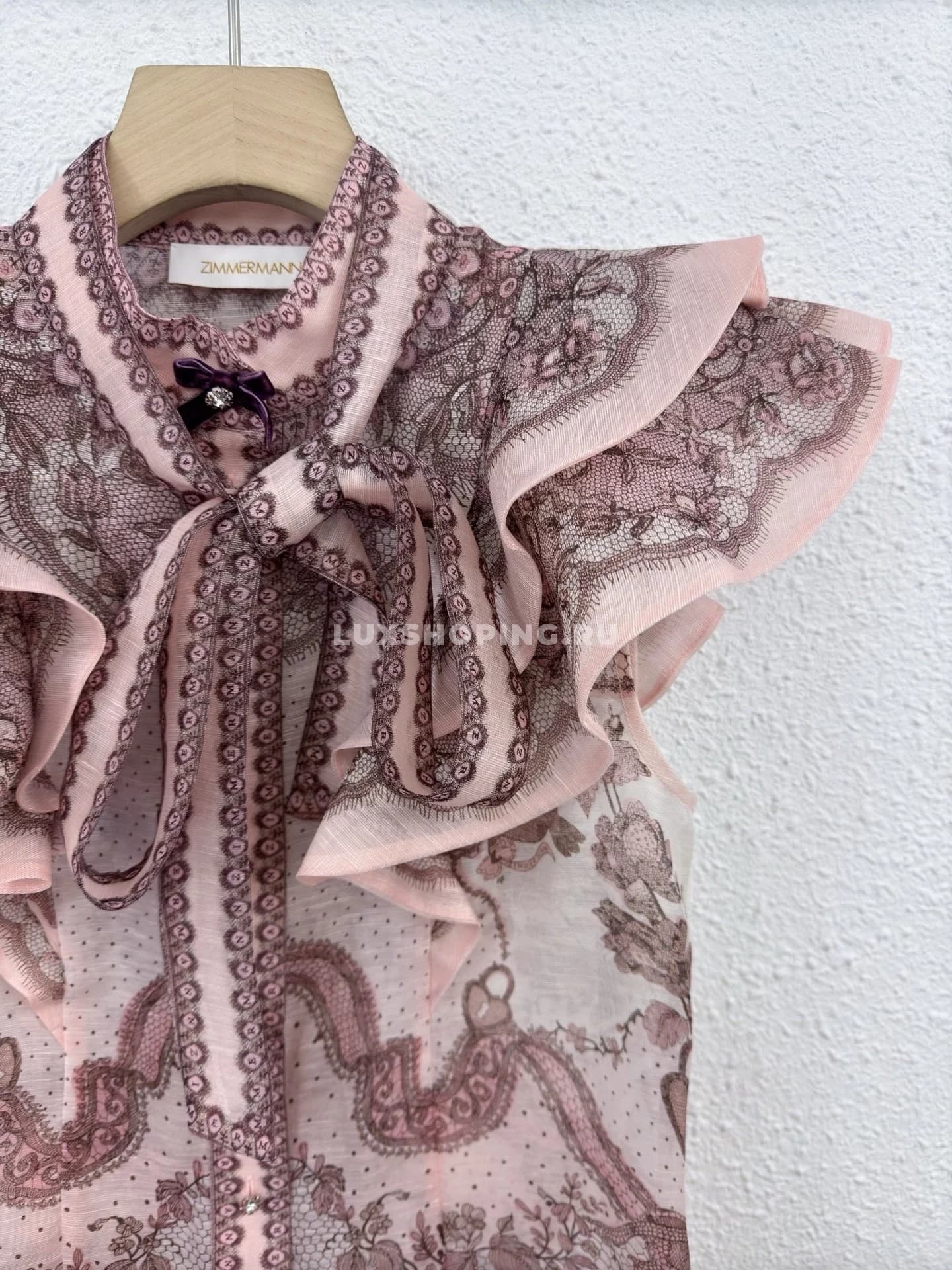 Шелковое платье Hollow с бисером от Zimmerman ZM18 - фото 5