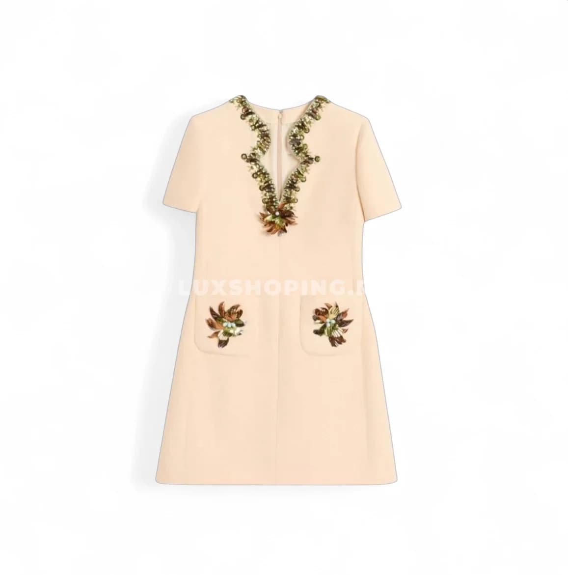 VALENTINO Платье с ручной вышивкой и декором