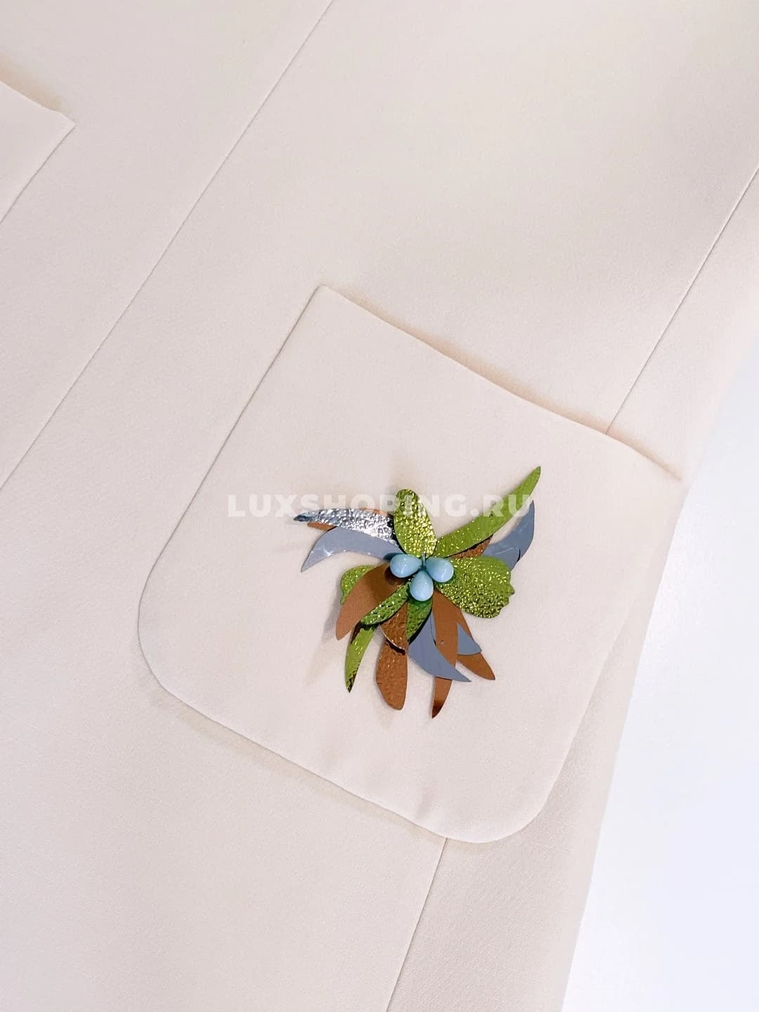 VALENTINO Платье с ручной вышивкой и декором - фото 11