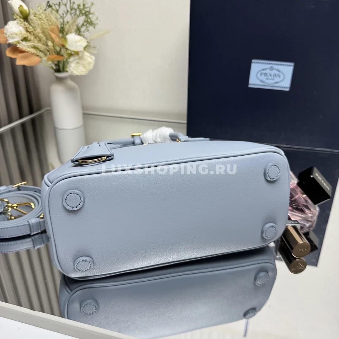 Сумка Prada Galleria Light Blue маленький размер 24,5×16,5×11 см - фото 4