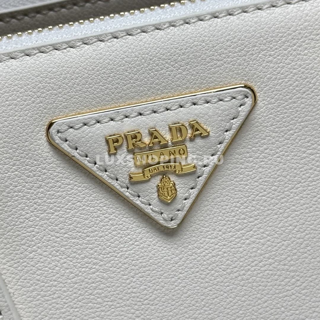 Сумка Prada Galleria white 24,5×16,5×11 см - фото 2