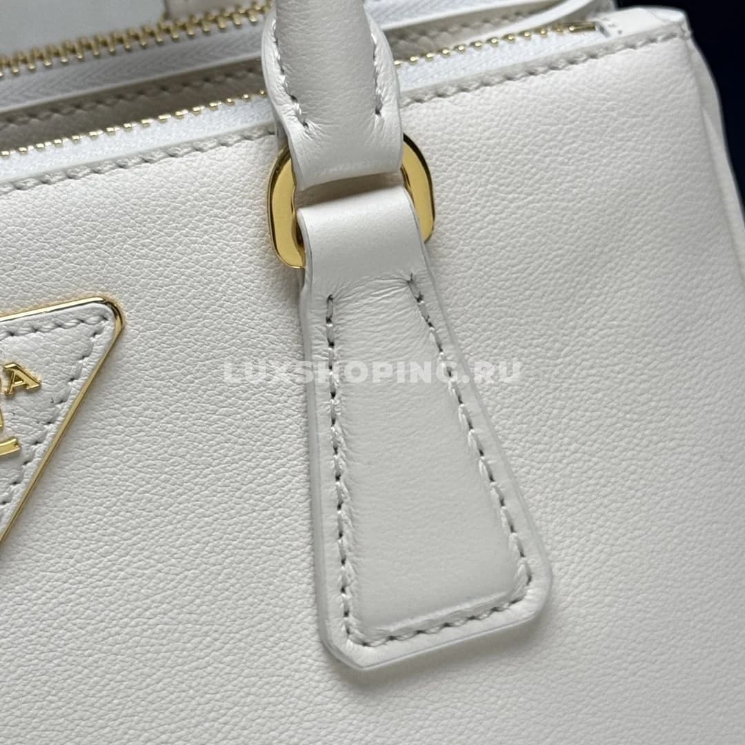 Сумка Prada Galleria white 24,5×16,5×11 см - фото 4
