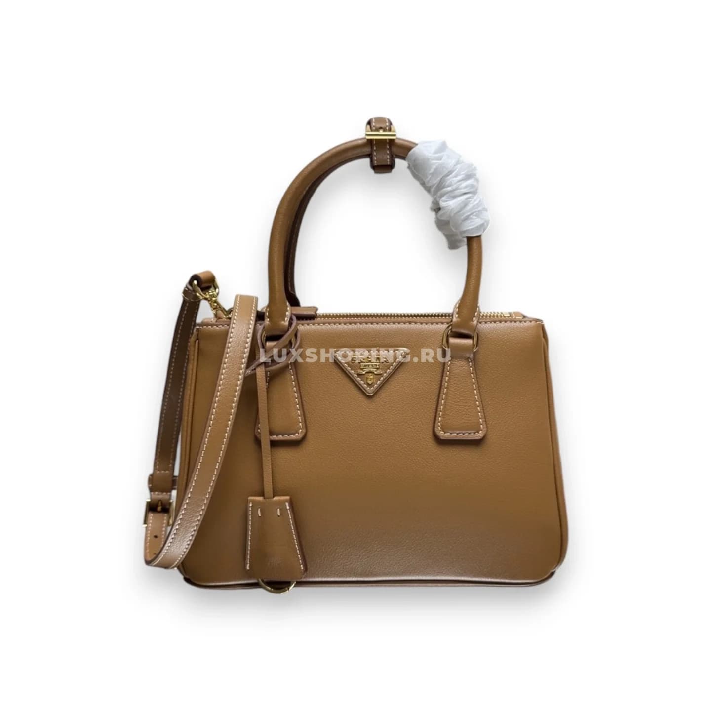 Сумка Prada Galleria caramel 28×20×12 см