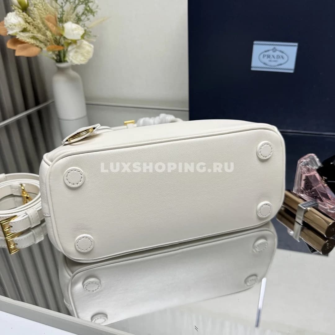 Сумка Prada Galleria white 28×20×12 см - фото 6