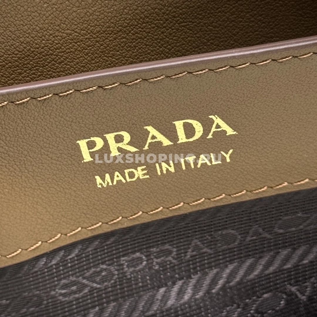 Сумка через плечо Prada Darling из замши, карамельная 28×18×11 см - фото 7