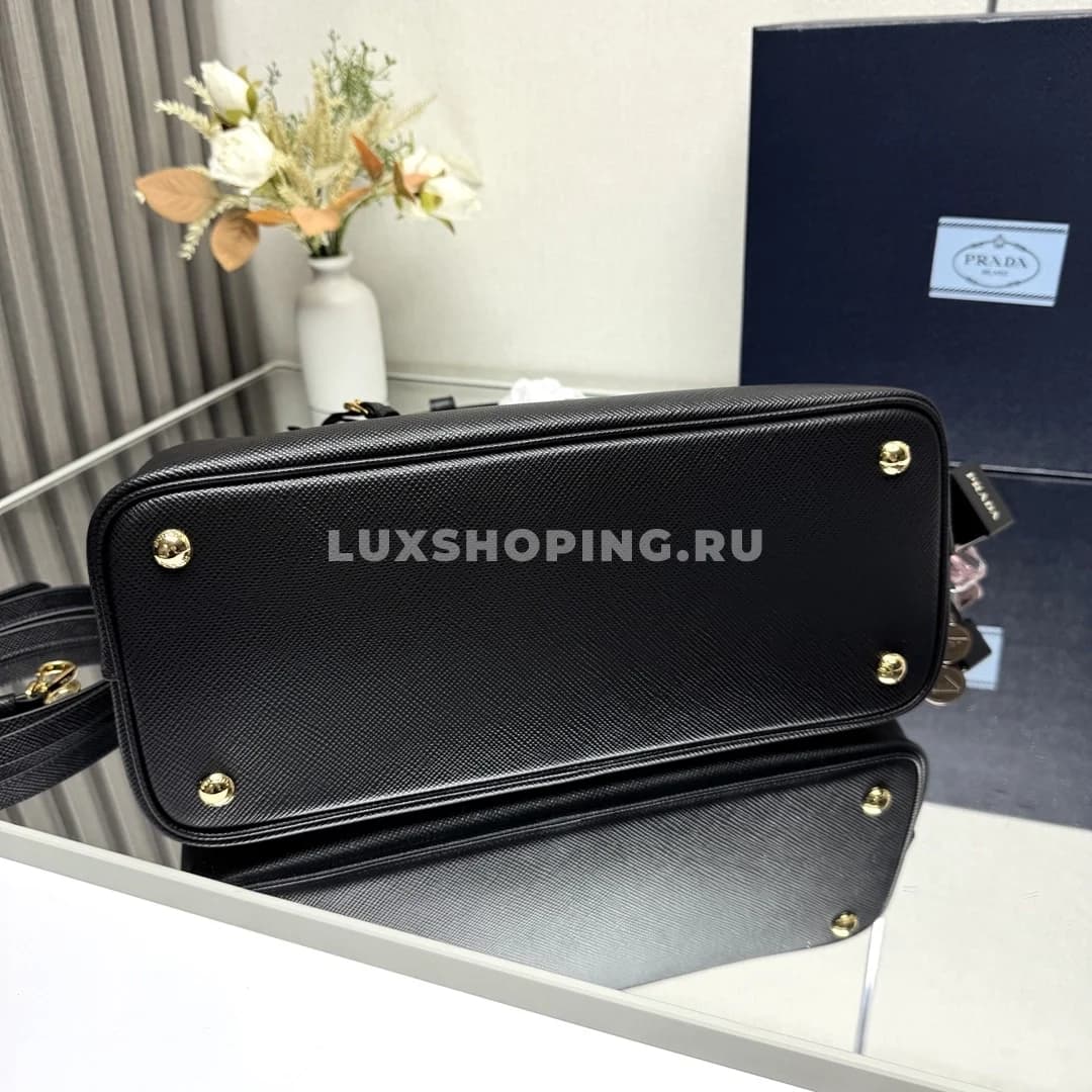Сумка Prada Double черная 33×24,5×14 см - фото 7