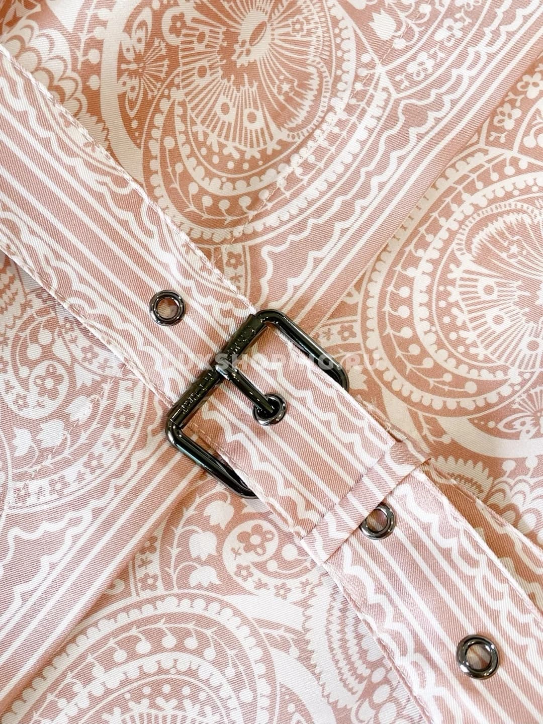 Dior Короткое платье-рубашка с поясом - фото 6