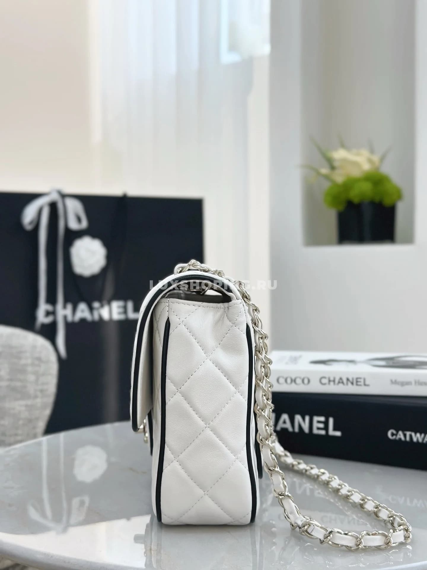 Сумка Chanel 25P Panda Square Flap Bag 17×23×6,5 см - фото 3