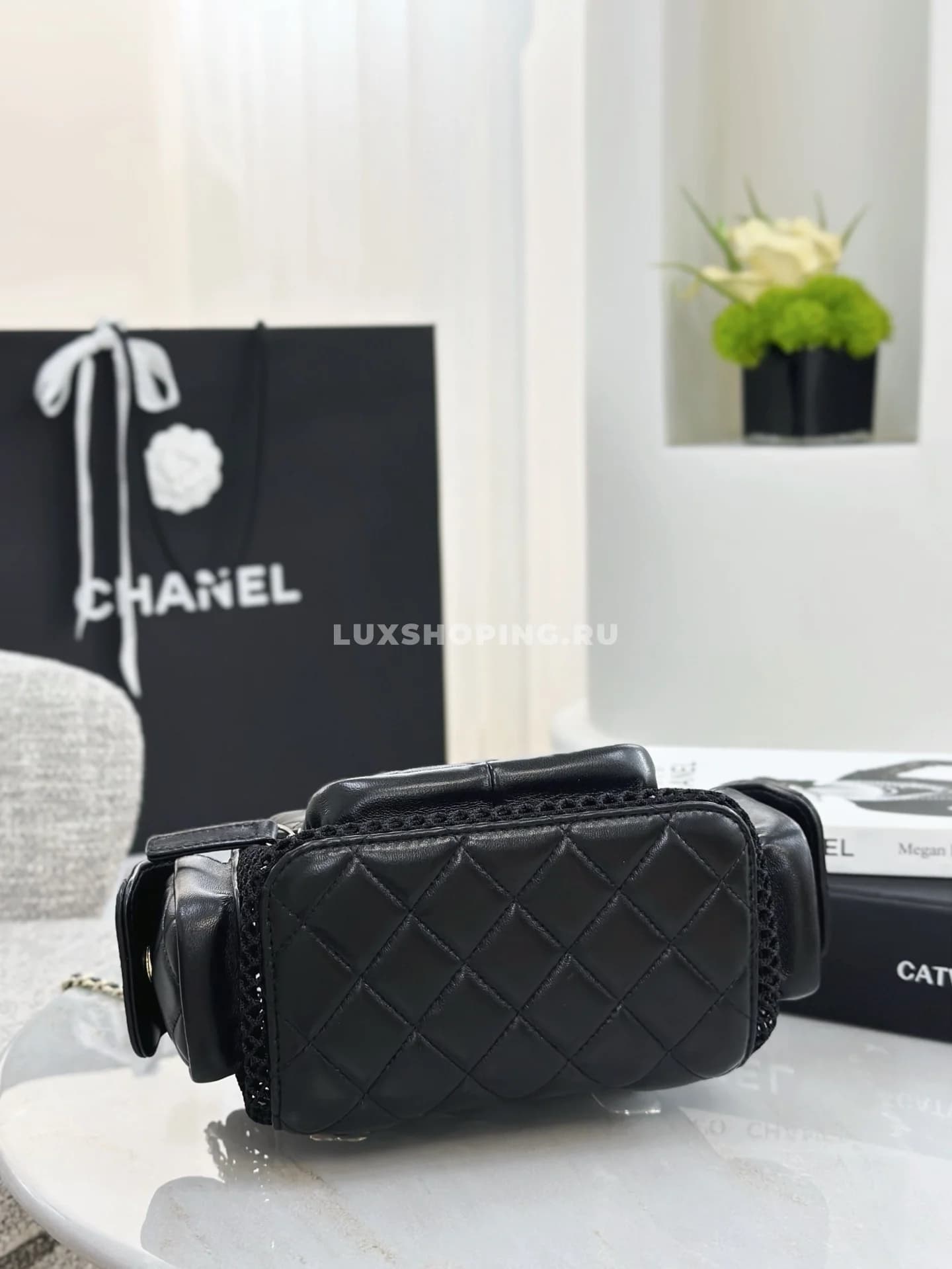 Рюкзак Chanel Spring-Summer 2025 Fisherman Net Backpack 23×25×13 см - фото 7