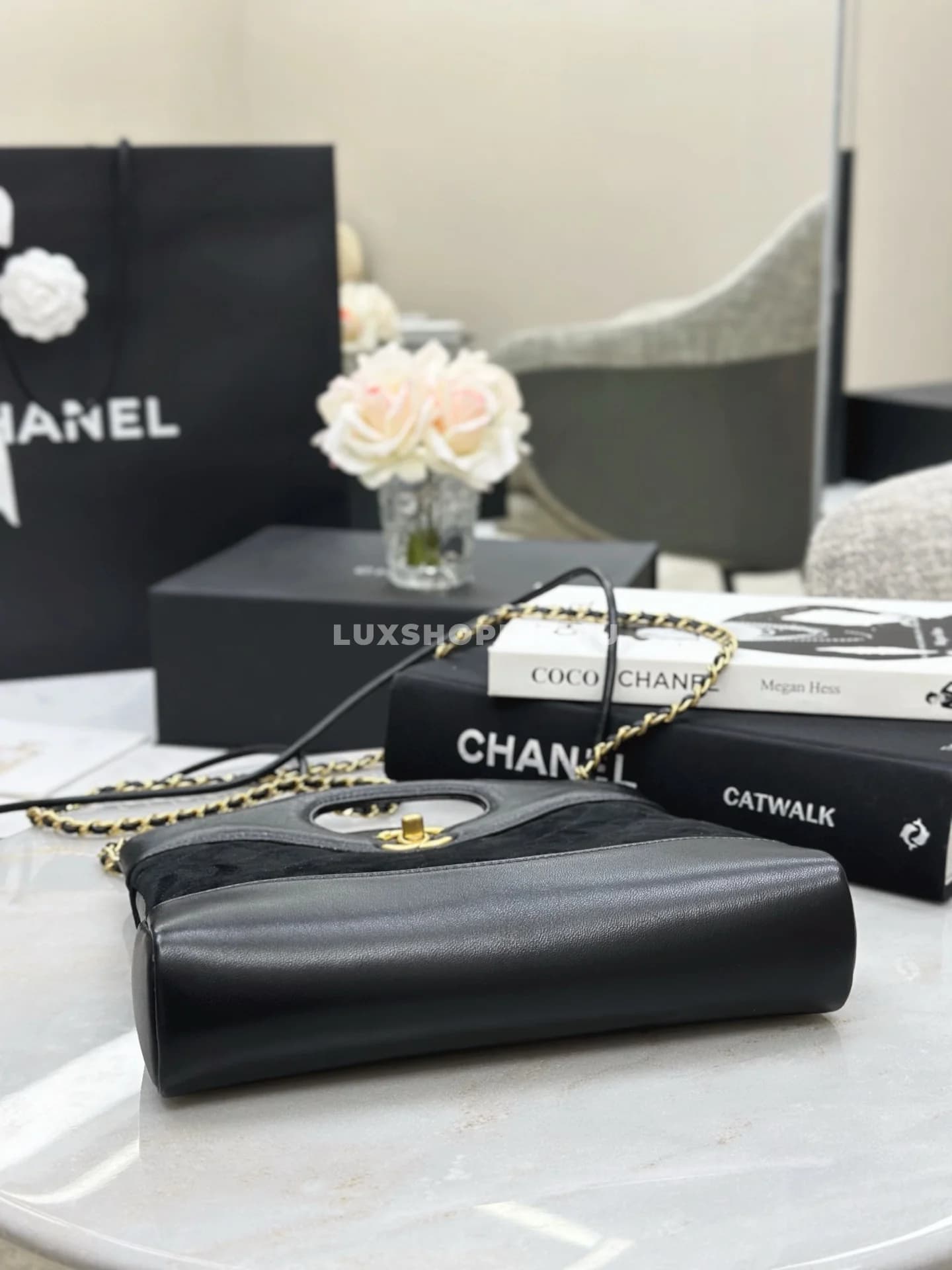 Сумка Chanel 25P Bag  2025 черная 22×23×5,5 см - фото 4