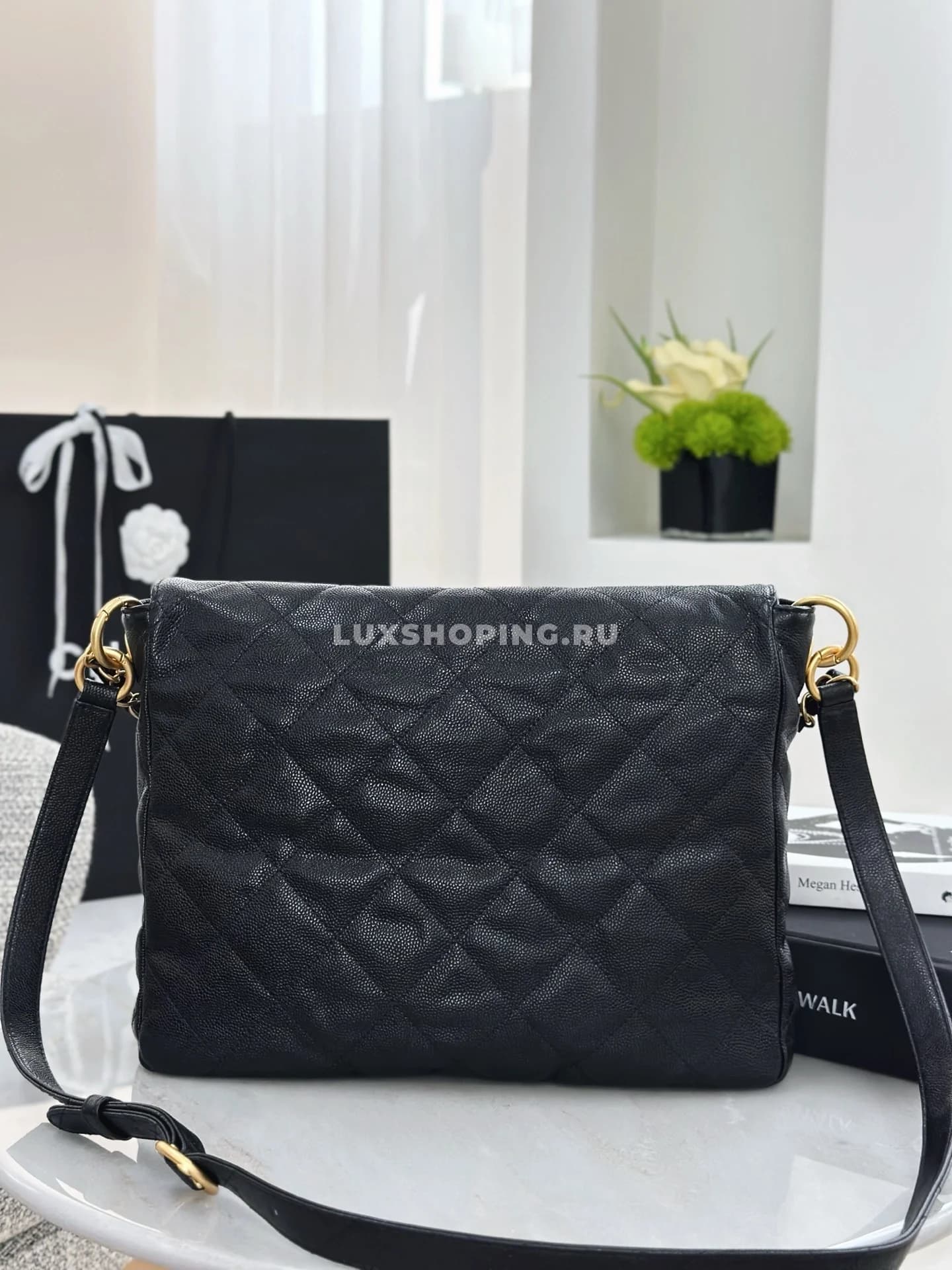 Сумка Chanel 25P Caviar Hobo Messenger 21,5×30×6 см - фото 3