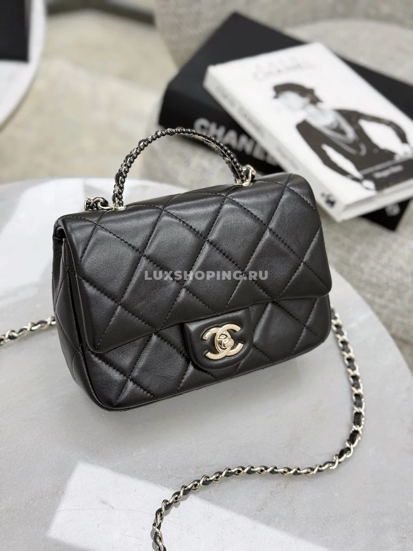 Сумка Chanel Handle Square Flap 14×18×7 см - фото 3