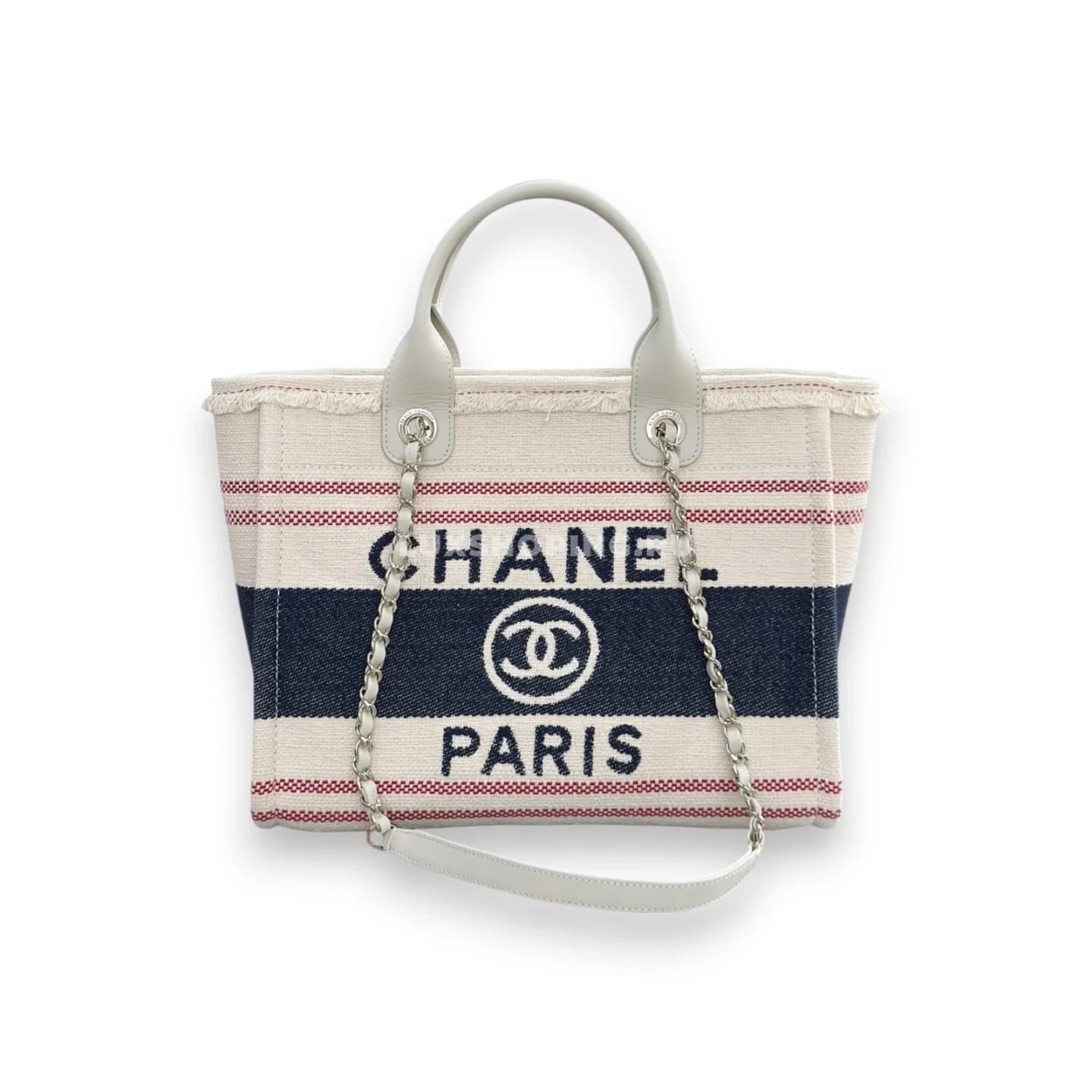 Пляжная сумка Chanel 33 см (красная с синим)