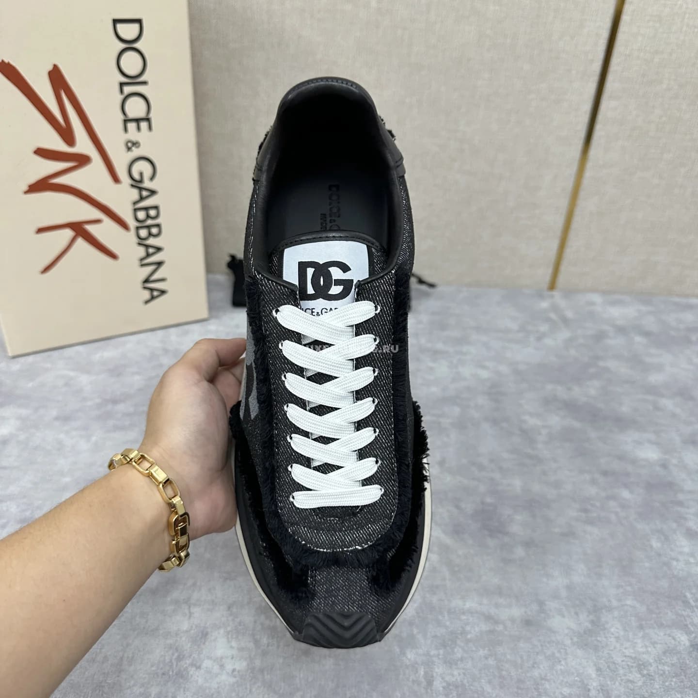 Кроссовки Dolce&amp;Gabbana Cushion черные - фото 6