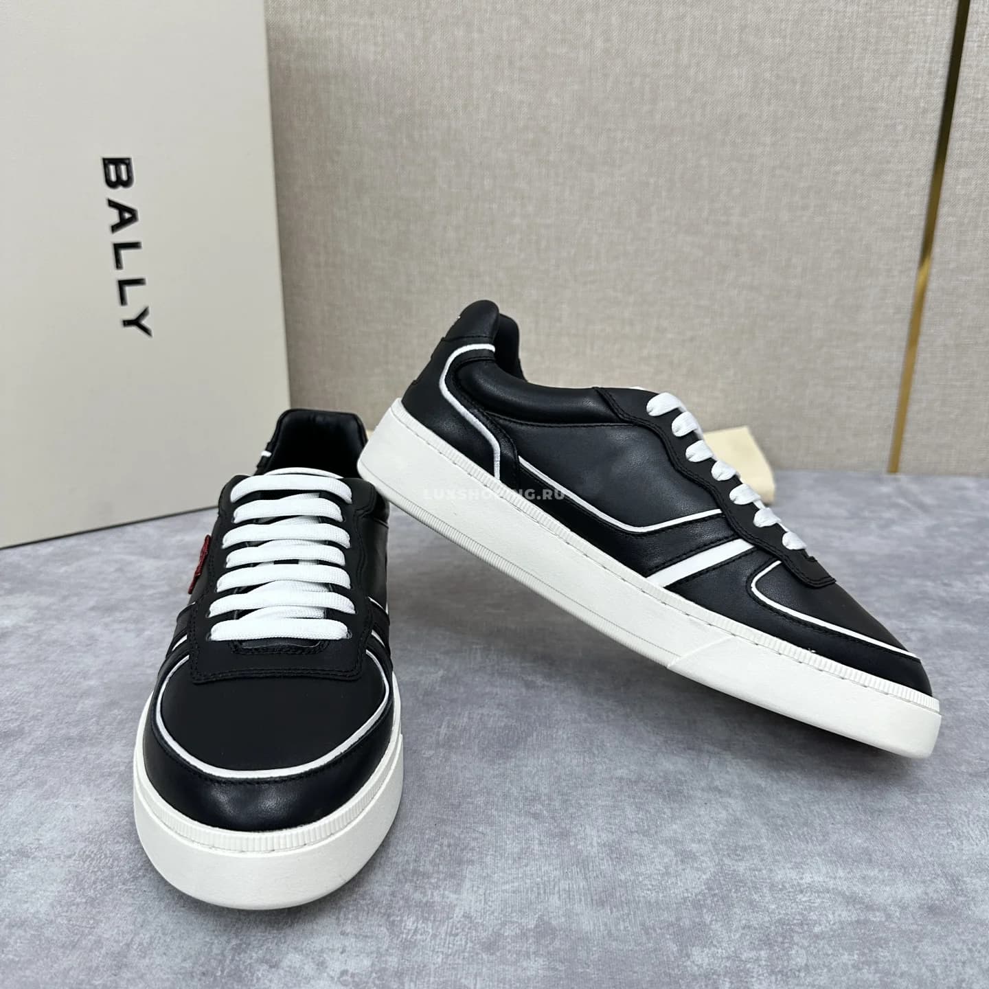 Кроссовки Bally Men's Leather Sneakers  черные - фото 8