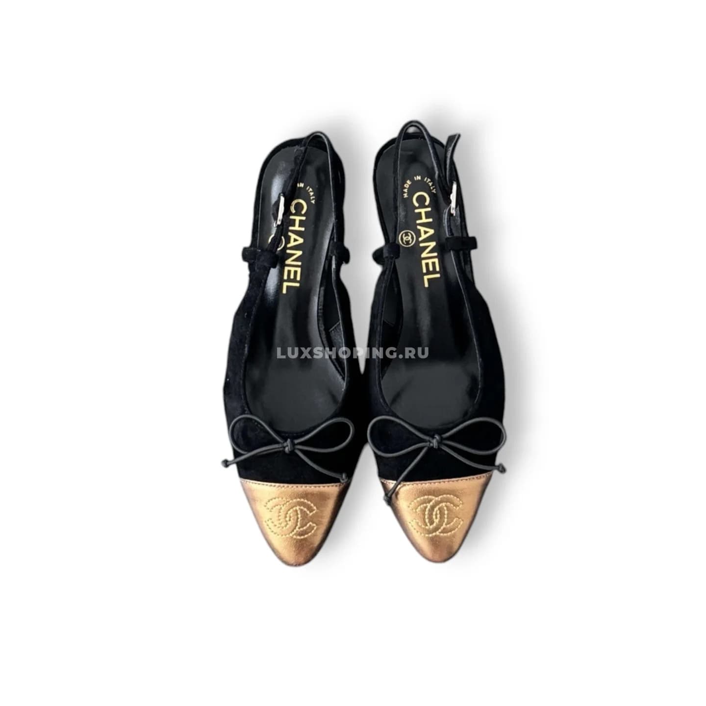 Босоножки Chanel Mary Jane 2025 с открытой пяткой на каблуке черные