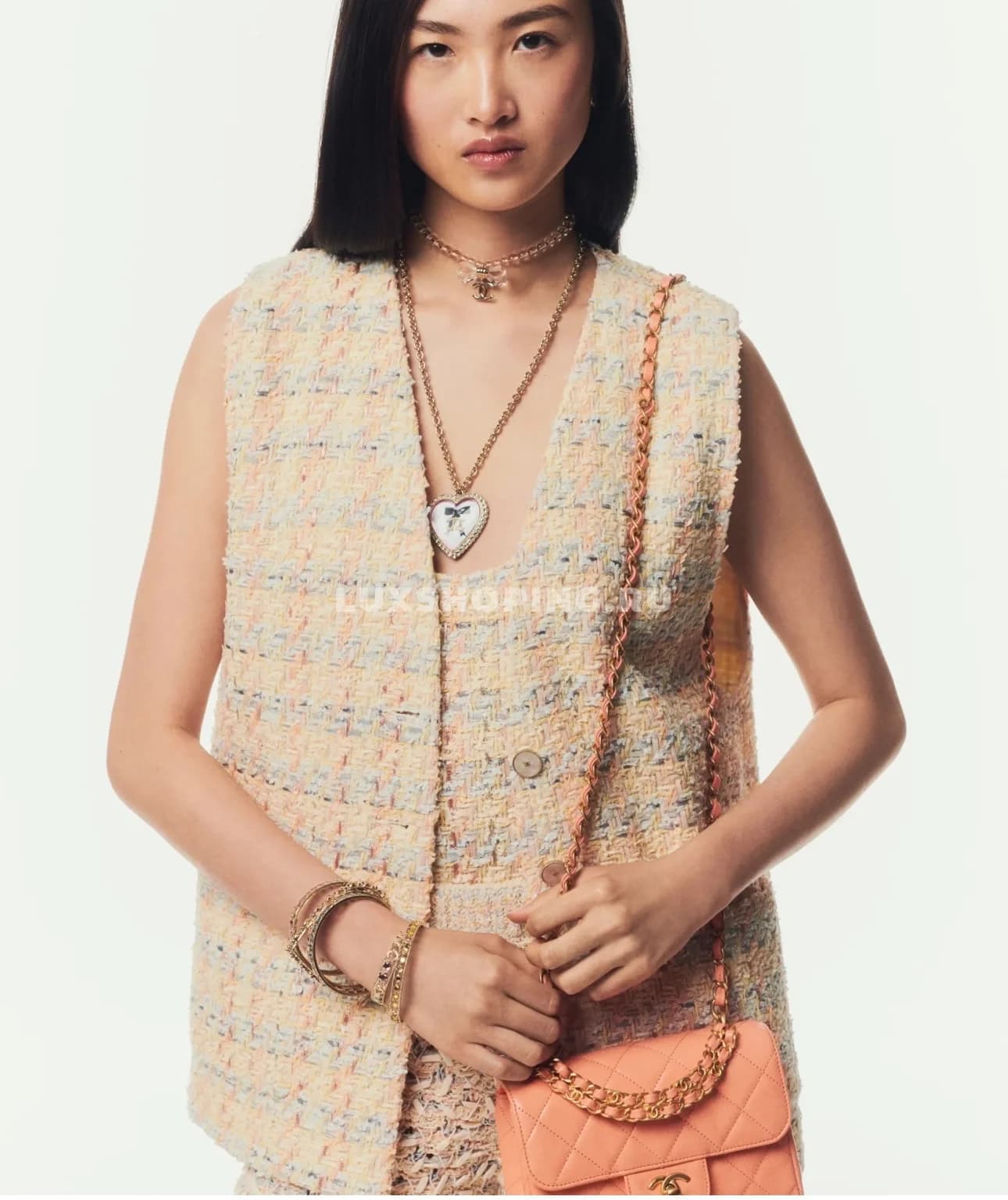 Chanel Жилет из отборного цветного букле - фото 3