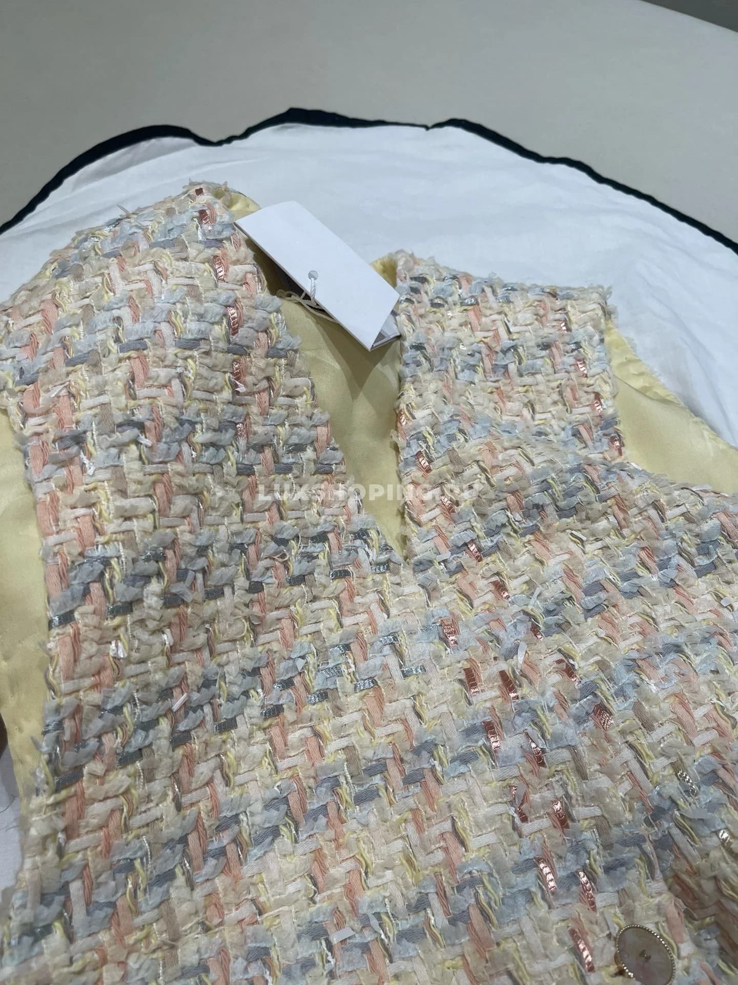 Chanel Жилет из отборного цветного букле - фото 8