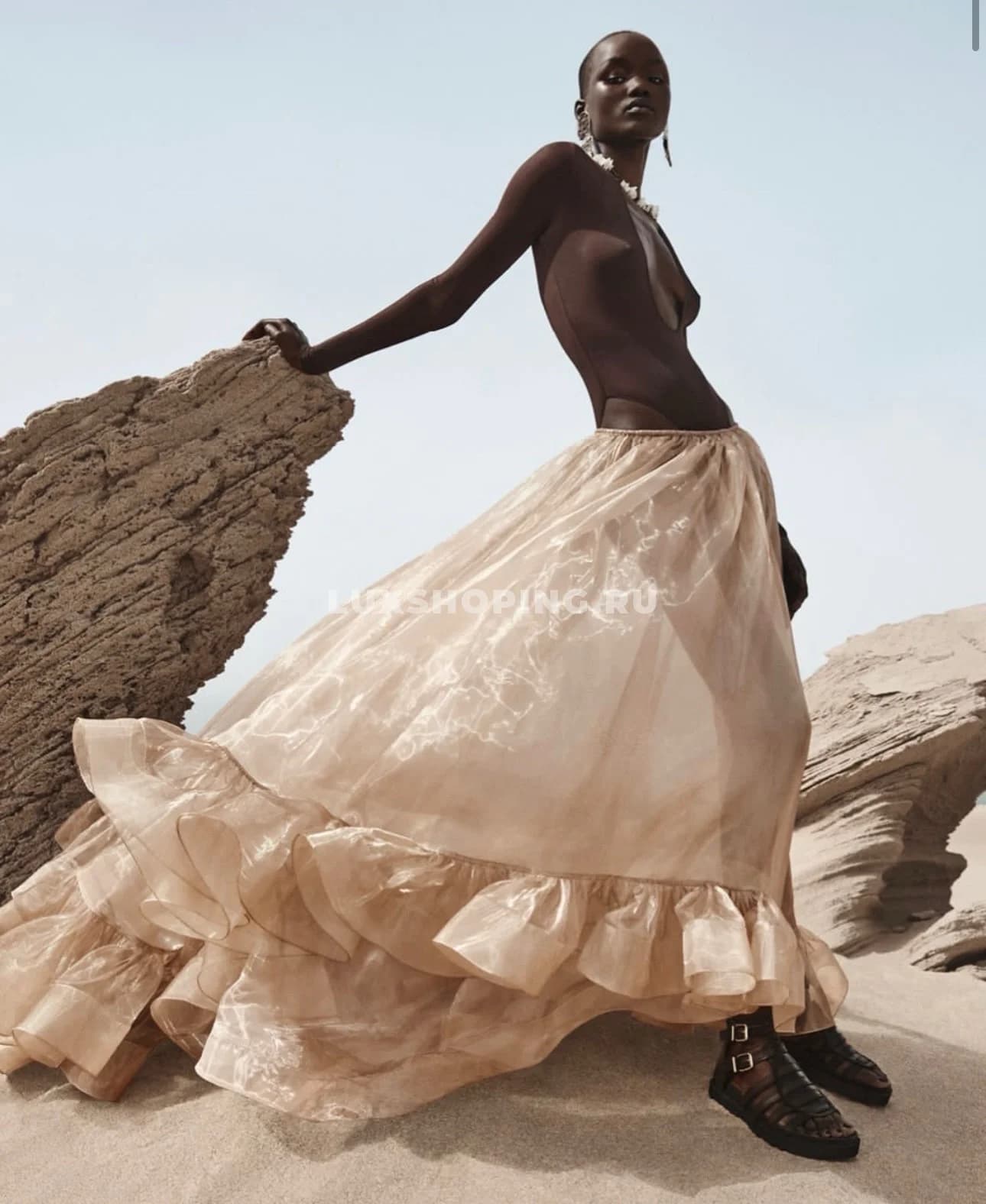 Zimmerman ЮБКА МАКСИ С ОБОРКАМИ Dawning Flounce - фото 3