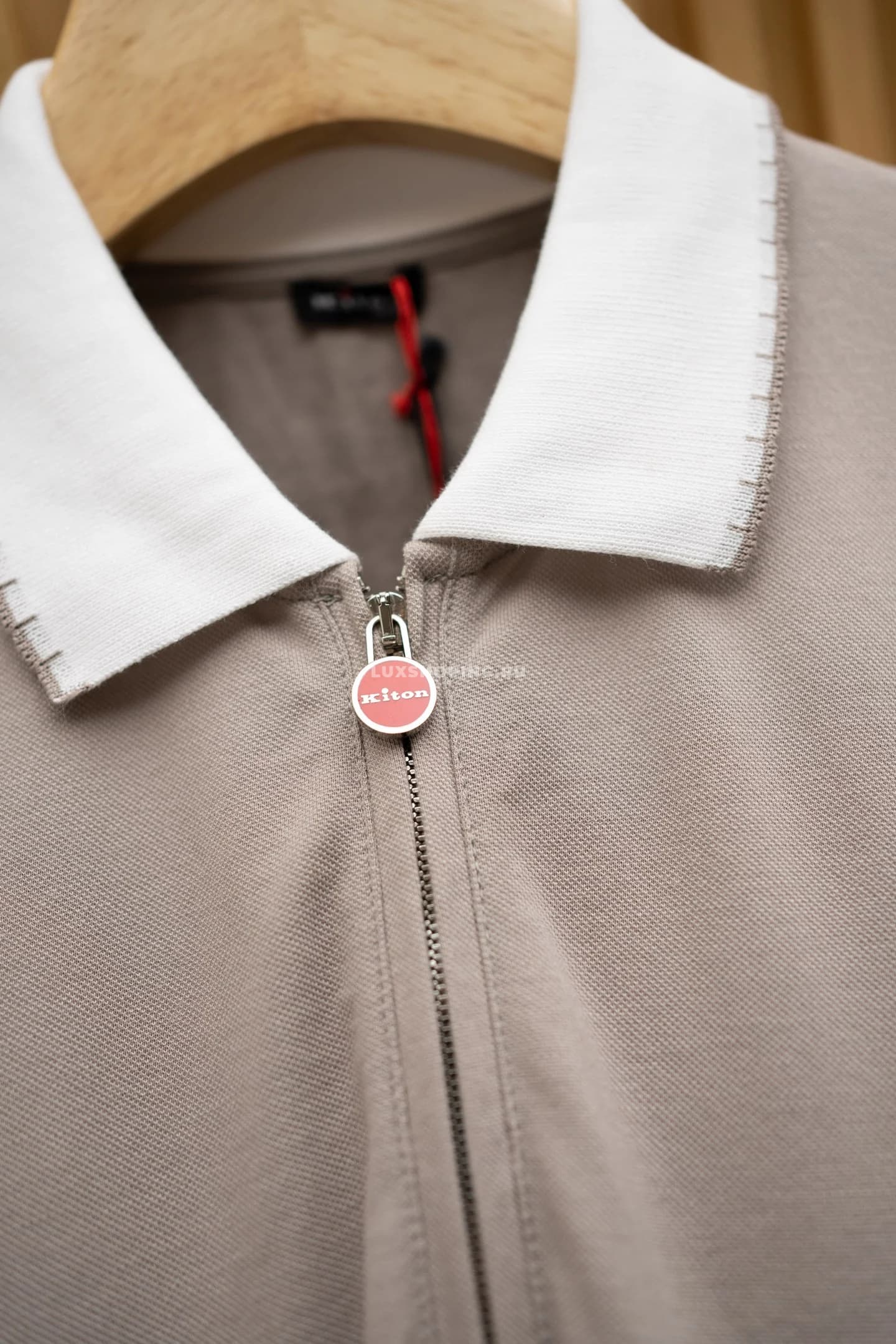 Футболка Kiton Beige Polo - фото 6
