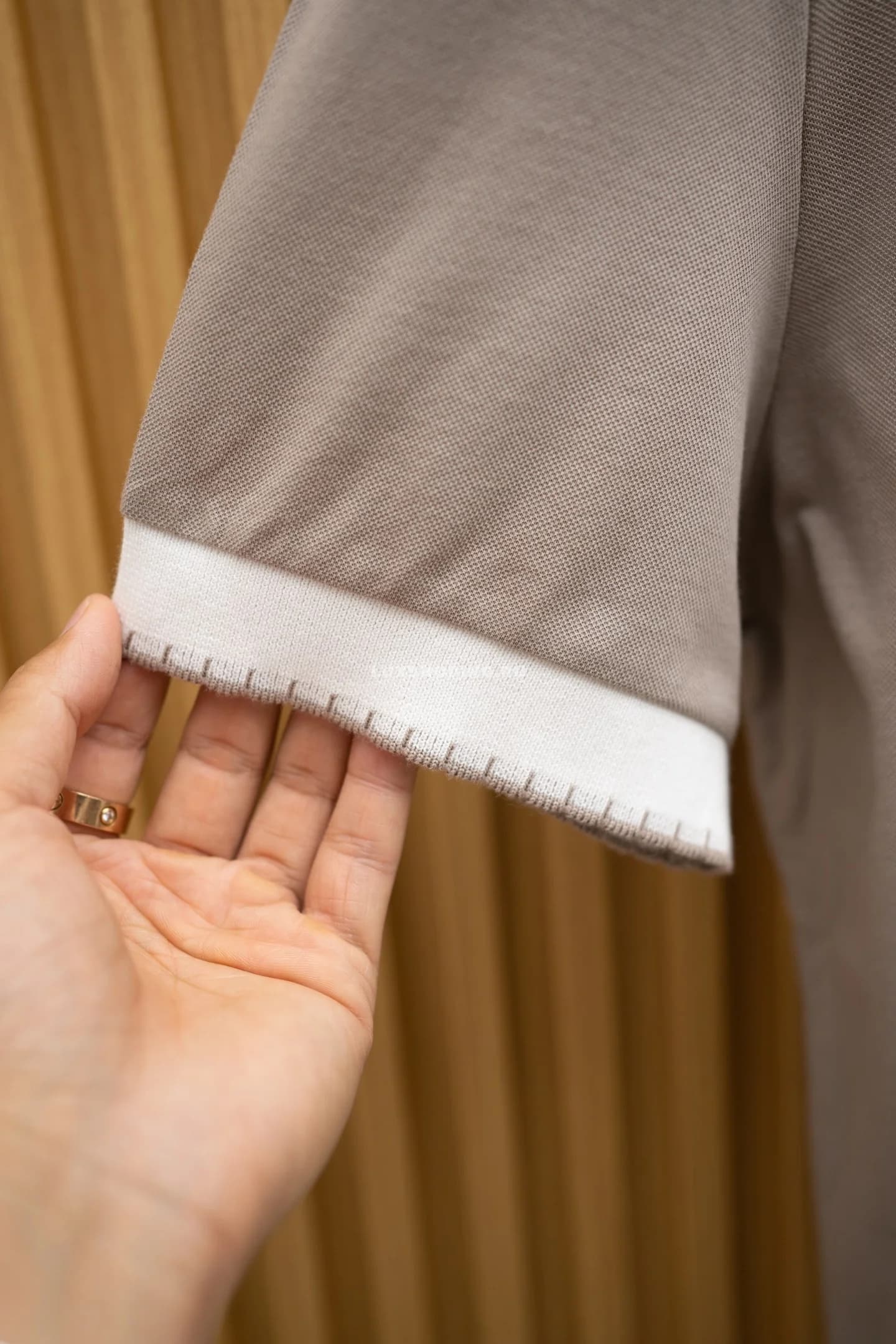 Футболка Kiton Beige Polo - фото 9