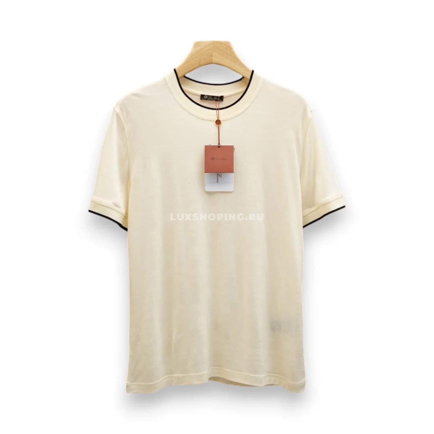 Футболка Loro Piana White Luxury T-Shirt