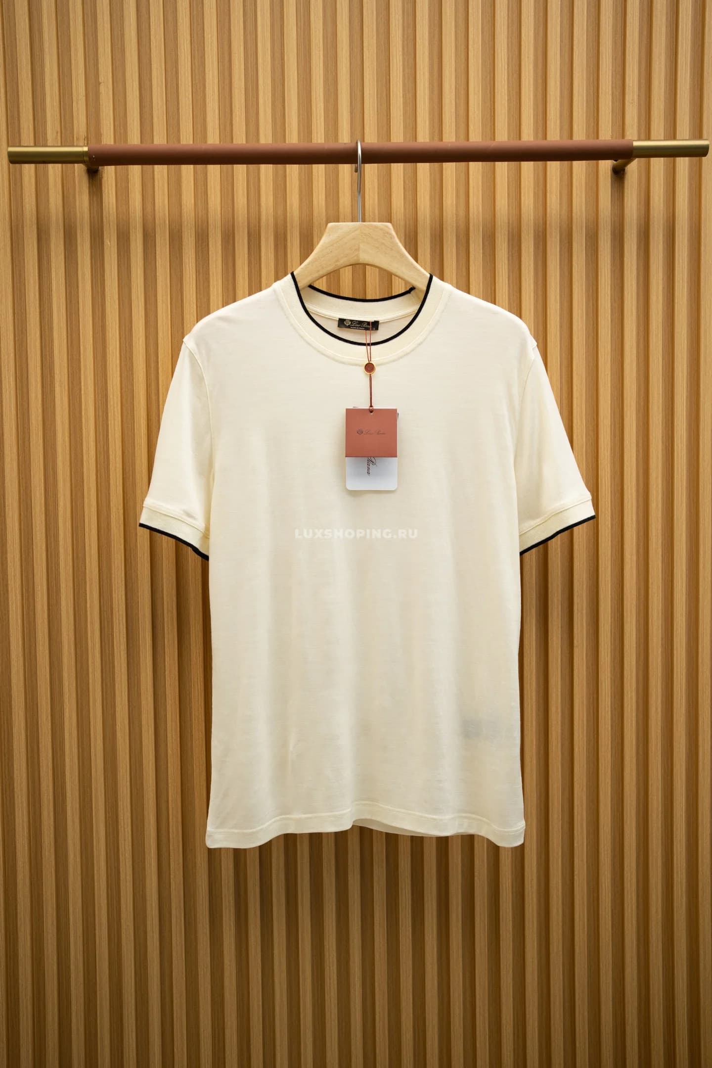 Футболка Loro Piana White Luxury T-Shirt - фото 2