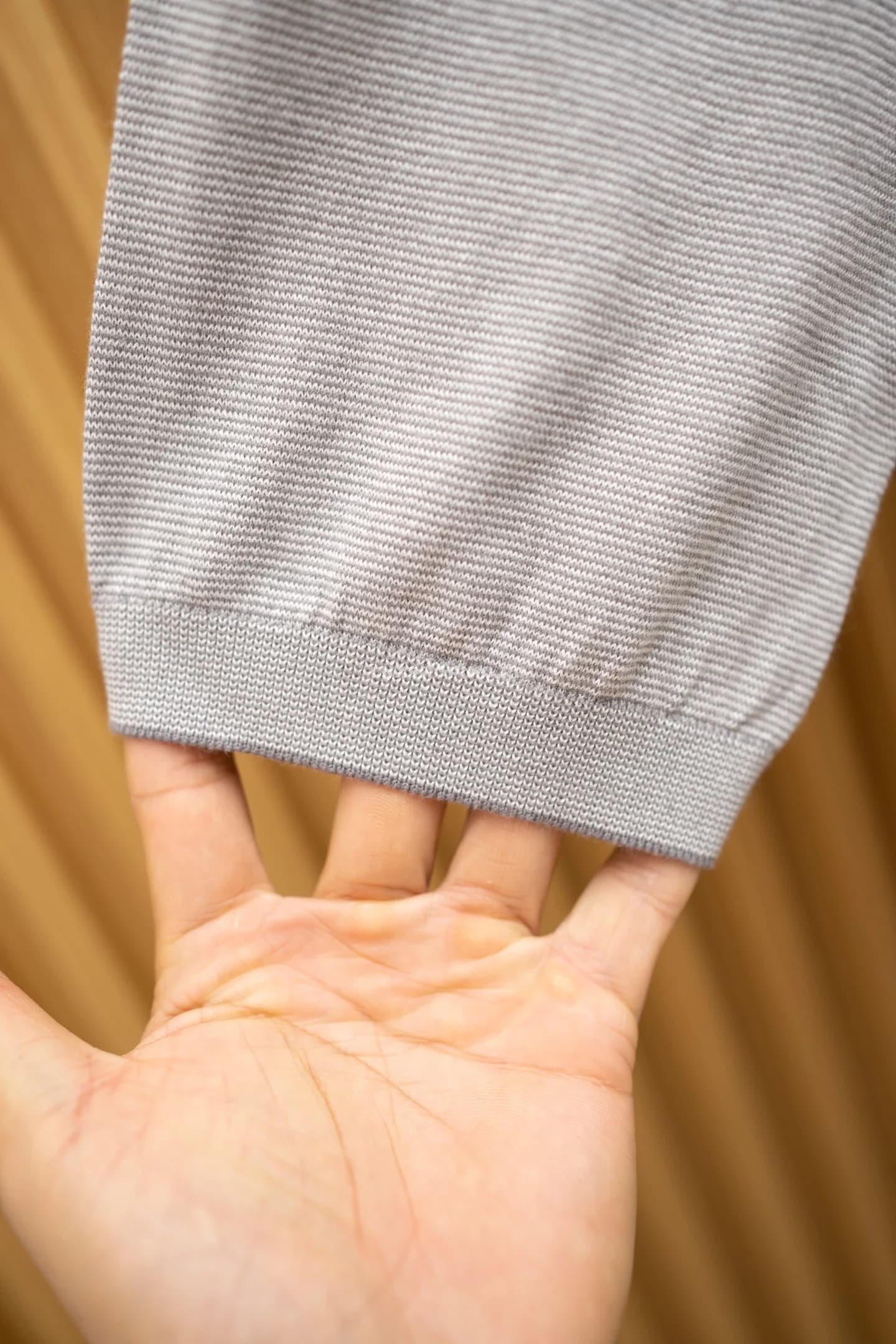 Футболка Kiton Grey Zipper Polo - фото 8